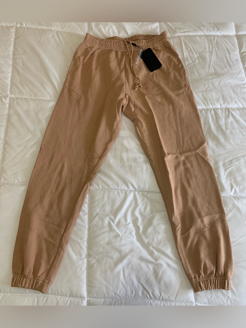 New Alphalete Unisex Joggers Size M (colour-Ochre)
